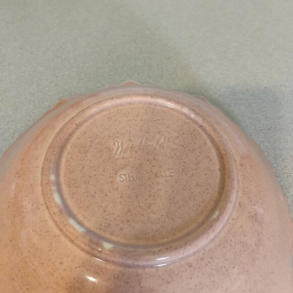 Steubenville Pottery Woodfield Coral Serving Bowl MCM - Picture 4 of 4